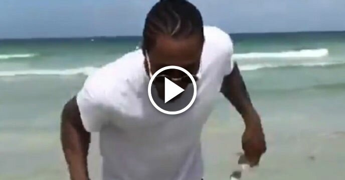 Nets' Rondae Hollis-Jefferson Busts Some Moves After Finding $5 in the Ocean