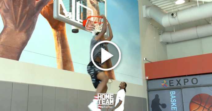 Shaq's Son Shareef O'Neal Throws Down Alley-Oop with Help From Migos' Quavo