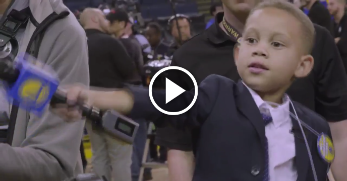 NBA Finals Coverage at All-Time Cuteness High with Warriors Kid Reporter Trent Fuller