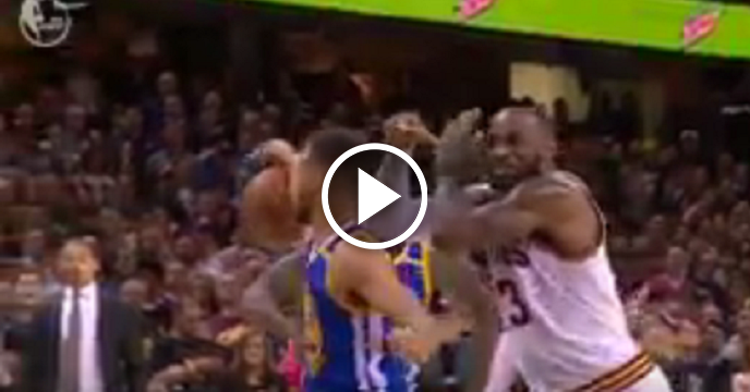 Steph Curry Fearlessly Picks LeBron James' Pocket For Insane Steal