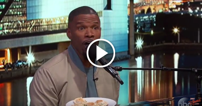 Jamie Foxx Sings Song For Sad Cleveland Cavaliers Fans On Jimmy Kimmel Live