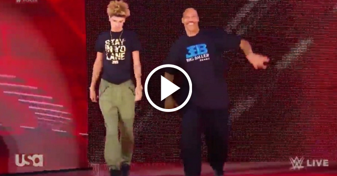 Watch LaVar Ball's Hilarious Ring Entrance During WWE Raw Debut
