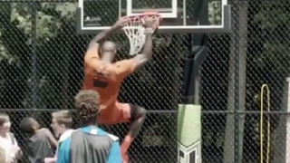 LeBron James Dunks All Over His Son's Friends At Birthday Party