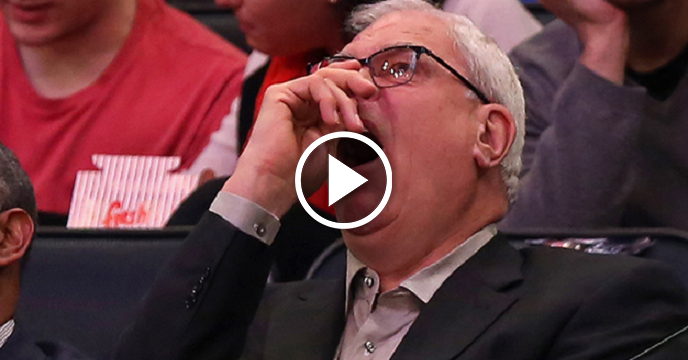 NBA Prospect Says Knicks' Phil Jackson Fell In And Out Of Sleep During Pre-Draft Workout