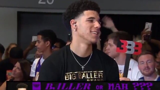 Los Angeles Lakers\' Lonzo Ball Plays a Game of \'Baller or Nah\' With NBA TV
