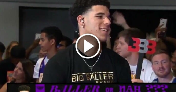 Los Angeles Lakers' Lonzo Ball Plays a Game of 'Baller or Nah' With NBA TV