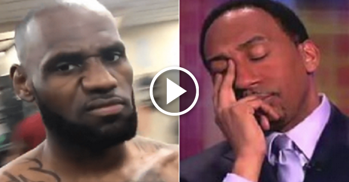 Heated Stephen A. Smith Responds To LeBron James' Tweets