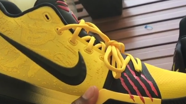 Kyrie Irving Pays Homage to Bruce Lee & Kobe Bryant with New Shoes
