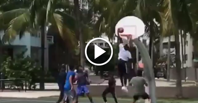 Watch: James Harden Takes The #DriveByDunkChallenge To A New Level