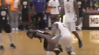 Comedian Lil Duval Goes Flying After John Wall Hits Him With Crossover During Celebrity Game