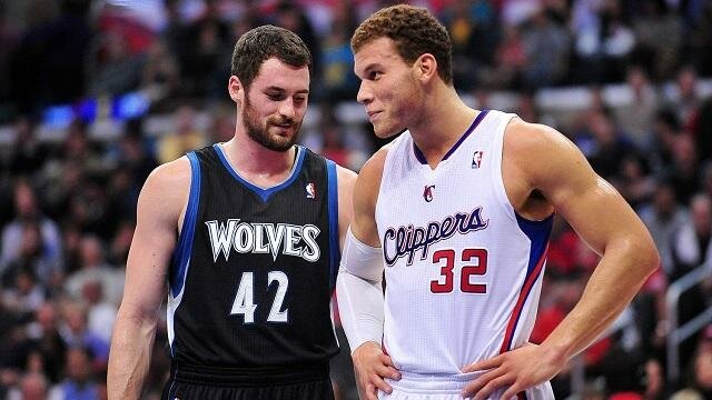 Kevin Love and Blake Griffin