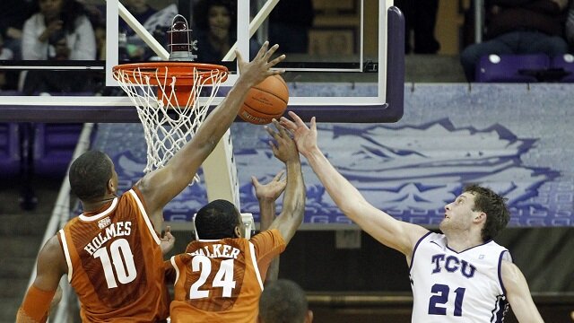 TCU Horned Frogs Abused By Texas Longhorns on the Boards