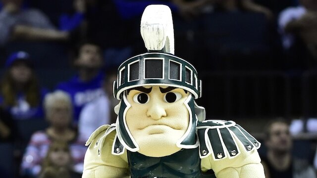 Sparty mascot NCAA Tournament Michigan State basketball