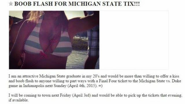 Michigan State Fan Offers 