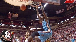 FSU's Trent Forrest's No-Look Pass To Jonathan Isaac For The Dunk