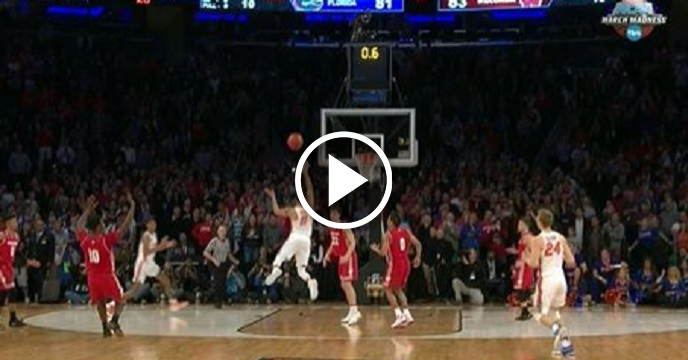 Florida's Chris Chiozza Hits Wild Buzzer-Beater In Overtime To Defeat Wisconsin In Sweet 16