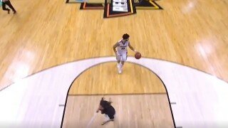 Gonzaga's Josh Perkins Nearly Steamrolled the Mop Lady During Fastbreak