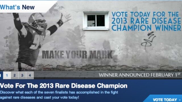 Cast Your Vote for Uplifting Athletes Rare Disease Champion Award