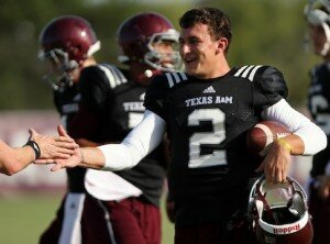 Johnny Manziel NCAA Football: Texas A&M-Practice