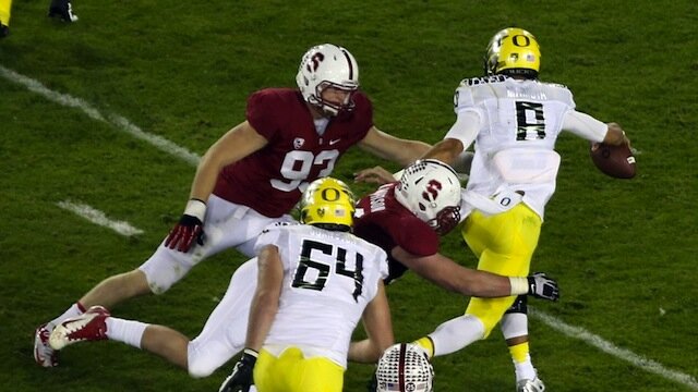 The Stanford Cardinals kept the Oregon Ducks' high powered offense under wraps all night.