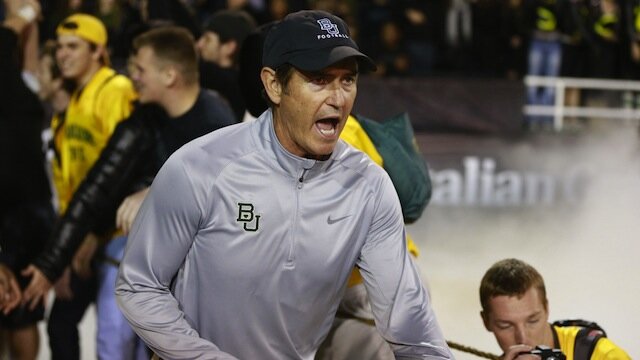 Baylor HC Art Briles could find his team on the outside looking in when it comes to making the BCS National Championship Game.