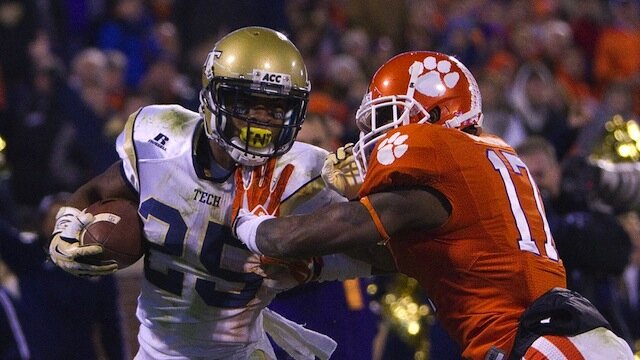 Clemson's defense contained Georgia Tech's option attack for much of Thursday night, with Georgia Tech doing most of its damage in garbage time.
