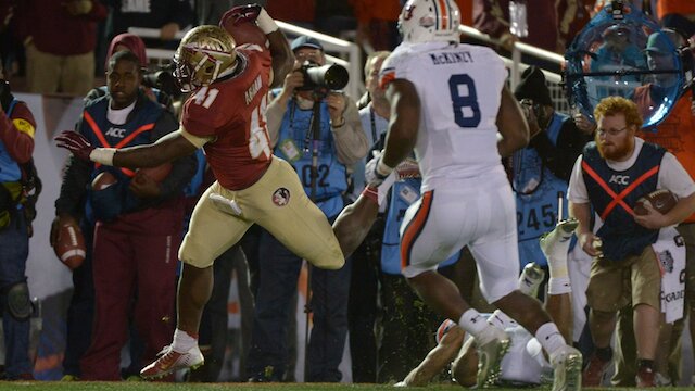 Florida State Ball Boy 'Red Lightning' Steals Show at BCS National Championship Game