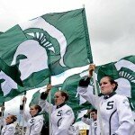 michigan state football band - Andrew Weber-USA TODAY Sports