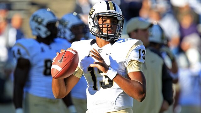 Pressure On Justin Holman to Win QB Job for Central Florida Knights in 2014