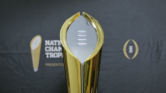 NCAA Football: National Championship Trophy Unveiling