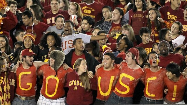 Image result for usc football fans