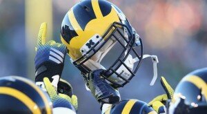 Michigan Wolverines Helmet