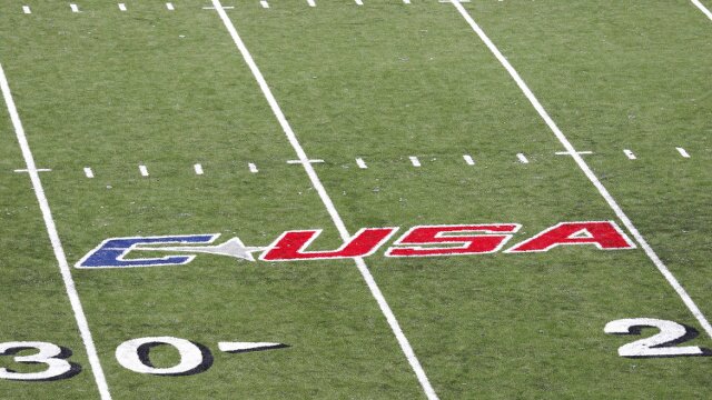conference usa logo on field