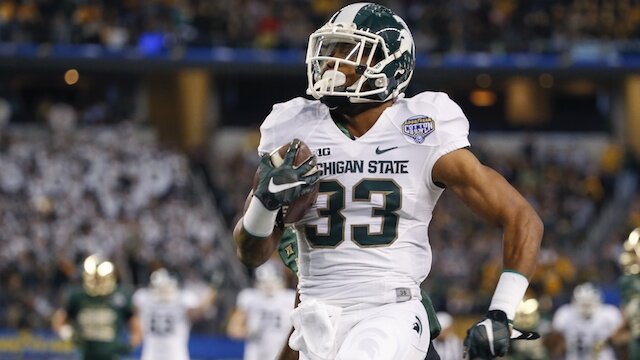 Michigan State Spartans Football Running Back Jeremy Langford
