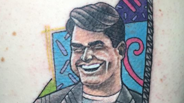 Jim Harbaugh Michigan Saved By The Bell Tattoo