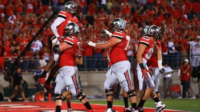 Ohio State Football Team Plays Intense Game Of Dodgeball