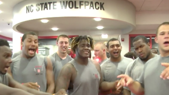 Video: N.C. State Football Team Sings Along to Taylor Swift's 'Shake It Off'