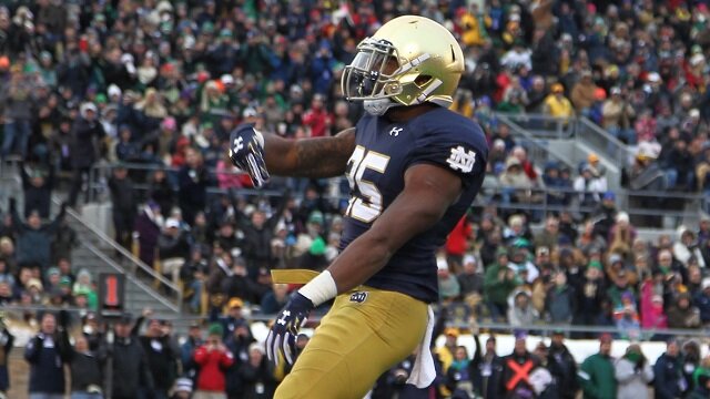 Tarean Folston Injury Creates Dire RB Depth Situation for Notre Dame Offense