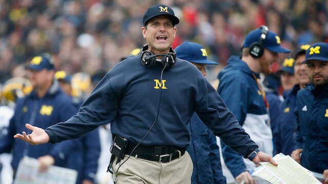 5. Jim Harbaugh Loses His Mind At Least Two Times