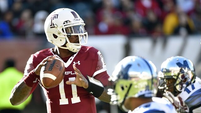 P.J. Walker Outdueling Paxton Lynch Key to Temple’s Win Over No. 21 Memphis