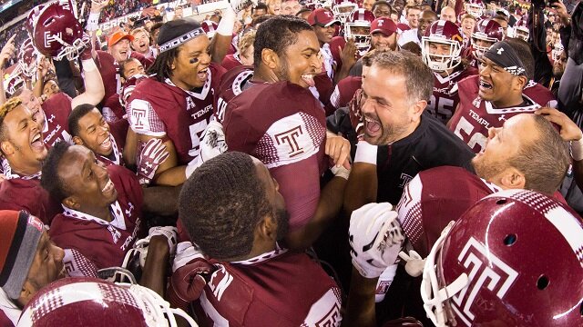 Temple Football Coaching Stability Will Prove Difference Against Toledo In Boca Raton Bowl