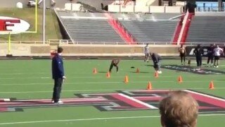 Watch Texas Tech's Jakeem Grant Run Fastest 40-Yard Dash Ever Recorded