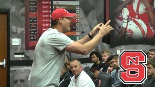  Philip Rivers Delivers Motivational Speech To NC State Football Team 