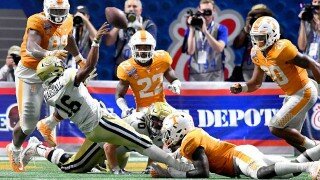 Tennessee Stops Georgia Tech on 2-Point Attempt to Win in Double OT
