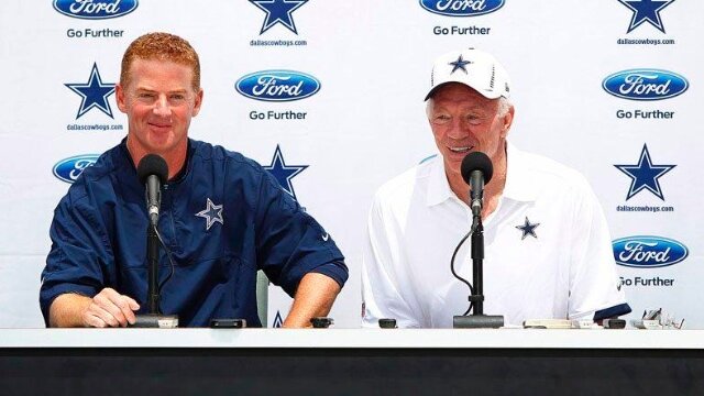 Jerry Jones and Jason Garrett Dallas Cowboys press conference