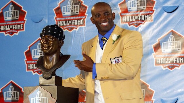 Deion Sanders Hall of Fame NFL: Pro Football Hall of Fame Enshrinement