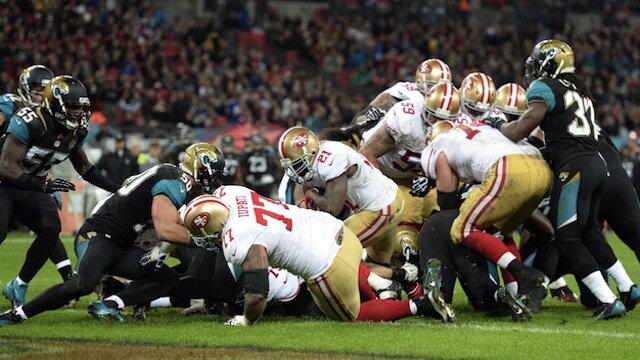 49ers offensive line playing like the best
