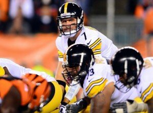 Pittsburgh Steelers-Ben Roethlisberger under center vs Bengals