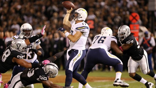 Philip Rivers San Diego Chargers Oakland Raiders