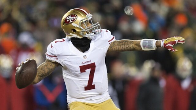Colin Kaepernick clutch in the 4thQ as the 49ers win